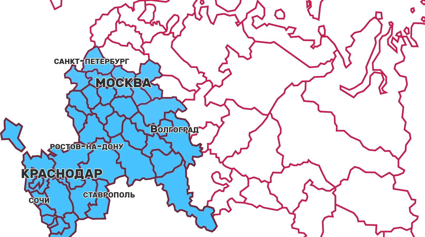 Карта в Геленджике